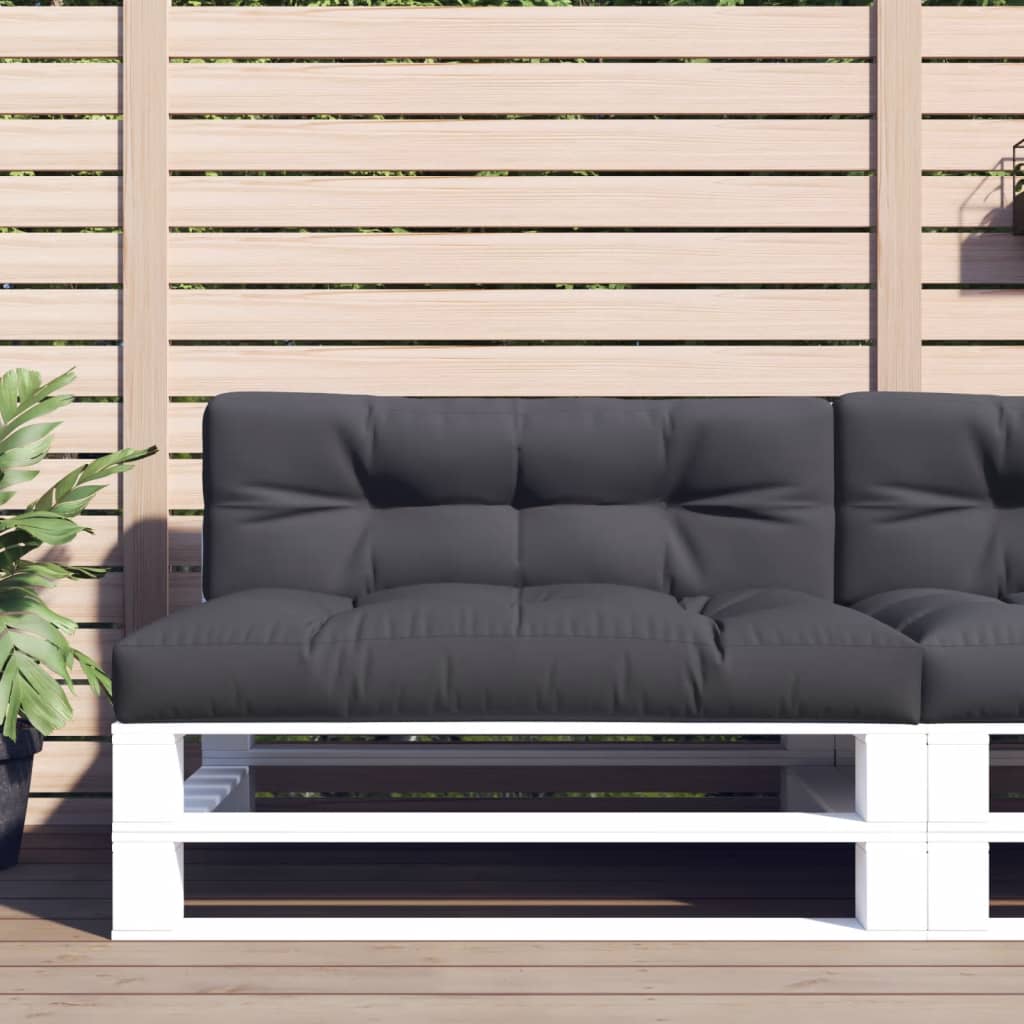 Pallet Cushion Anthracite 120 X 40 X 12 Cm Fabric