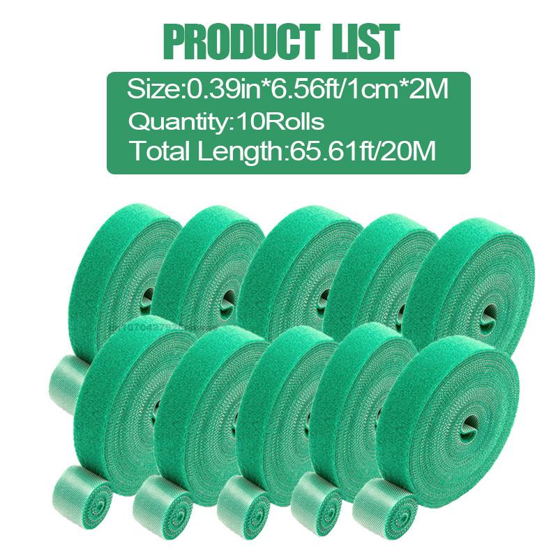 Gartenband Nylon Kabelbinder für Pflanzen Blumen Wachsen Klettern Wiederverwendbare Pflanzenstütze Klettverschluss Gartenzubehör