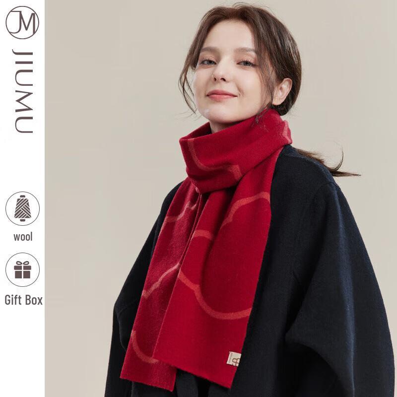 JIUMU Women's Autumn/Winter Wool Scarf