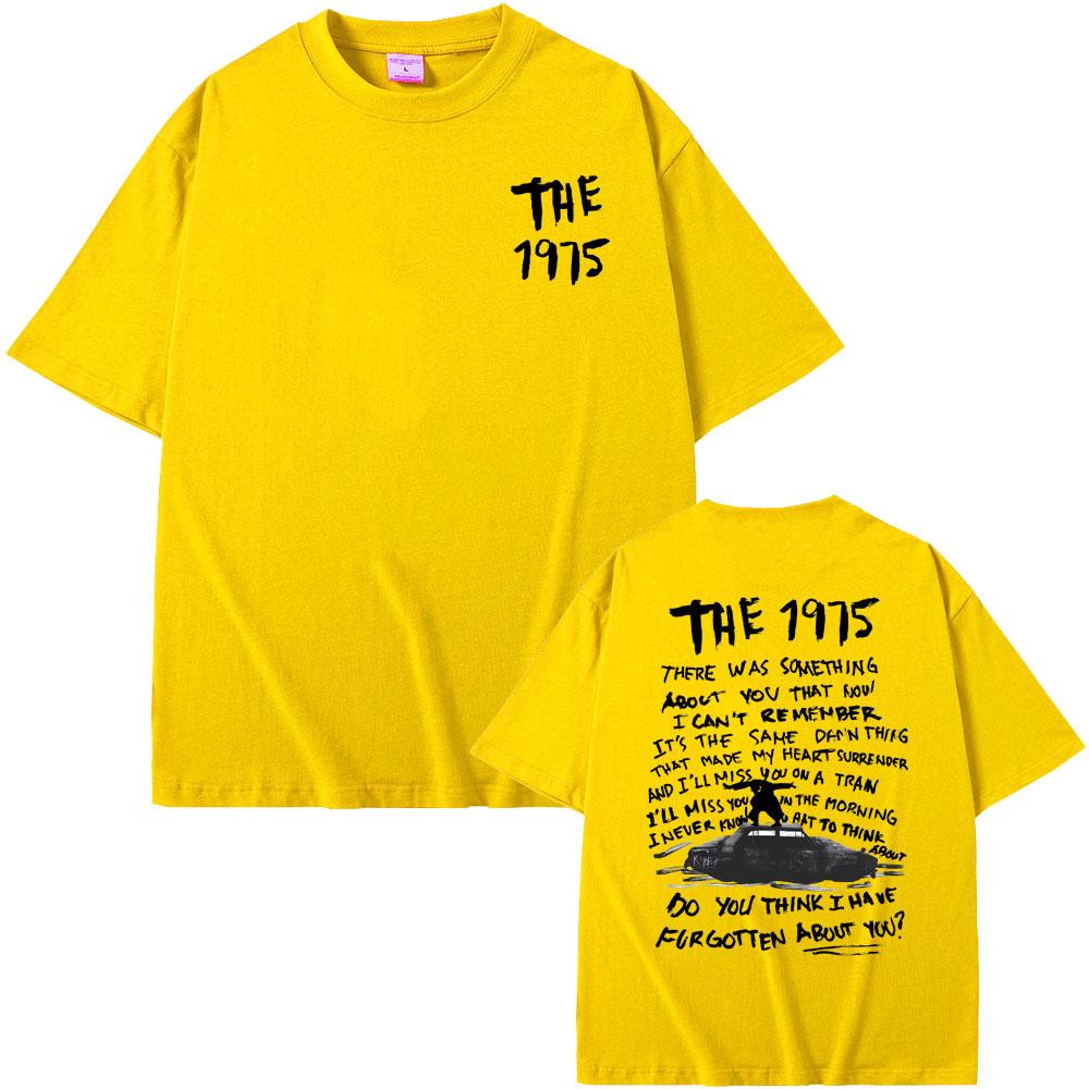 The 1975 About You Graphic Print T-shirt Being Funny In A Foreign Language Album Tshirt Men Women Hip Hop Casual Vintage T Shirt