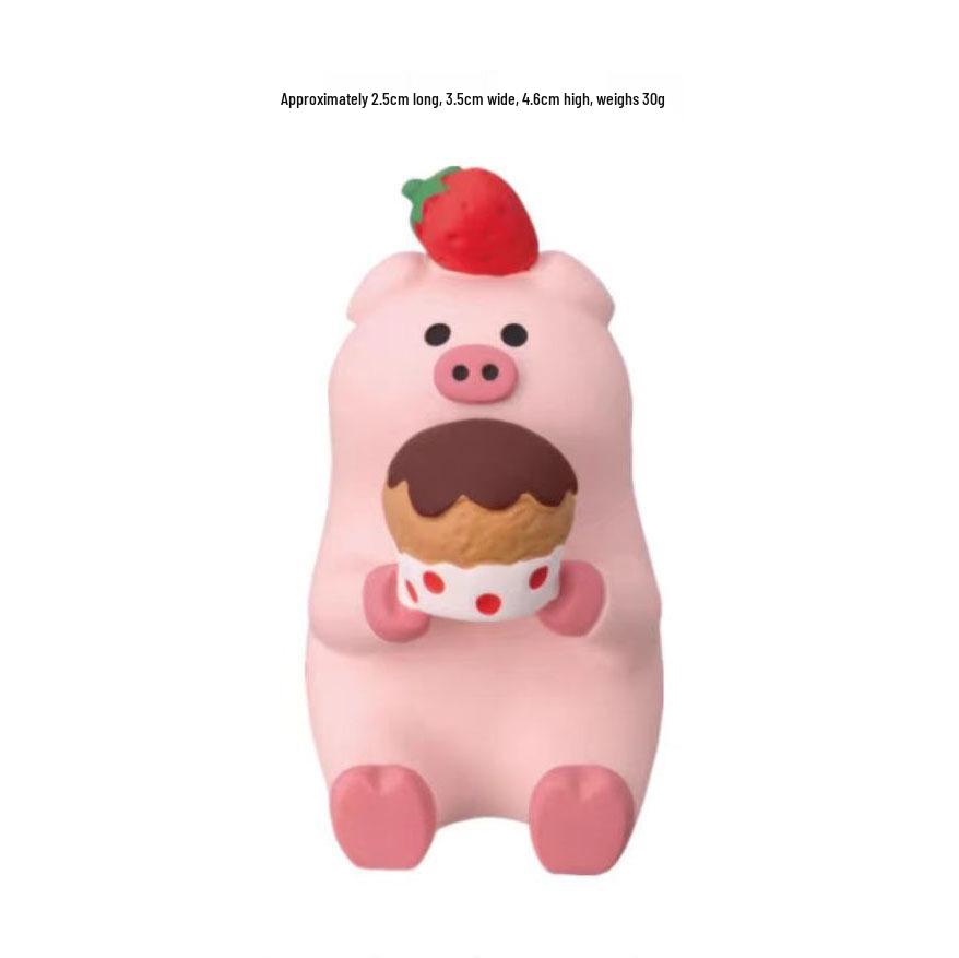 Strawberry Chocolate DIY Resin Cat Figurine - Valentine’s Day & Qixi Festival Gift/Decoration