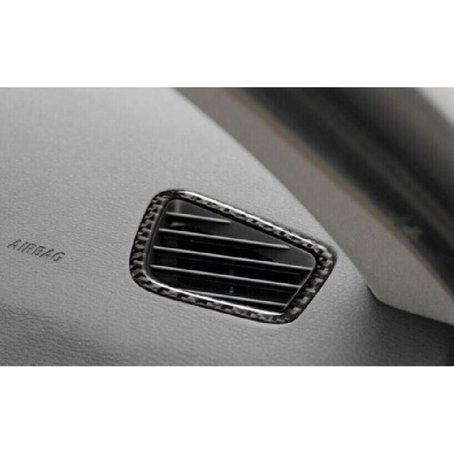 Real Carbon Fiber Dashboard Upper Air Outlet Vent Trim For BMW X3 F25 X4 2011-17