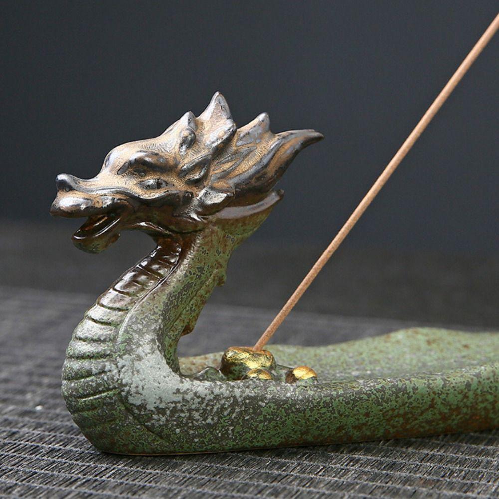 Ceramics Line Incense Insertion Seat Antique Incense Stick Holder Incense Burner  Office