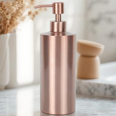 Leeseph 1PC Stainless Steel Soap Dispenser 8.5/11.5/18.5oz for Bathroom and Kitchen - Hand Soap, Detergent, or Lotion Dispenser