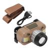 Mini Headlamp Type C USB Rechargeable Brown IPX4 Waterproof Lightweight Portable Headlight for Camping