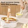 Silicone Handle Dish Gripper Non-Slip 2-in-1  Bowl  Clip Pot Holder Clamp  for Baking Cooking