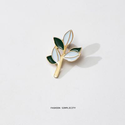 Broche Antirreflexo para Mulheres Broche de Alta Qualidade e Elegante Sentido de Luxo Acessório de Pino Metálico Pequeno Adorno