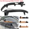 Left + Right For VW Touareg II 2010 - 2018 LED Dynamic Mirror Blinker Light Sequential Turn Signal Lamp