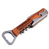 Wooden Wine Bottle Opener Groomsmen Wedding Party Gifts 4 In 1 Wine Corkscrew with Foil Cutter Blank DIY Engraving Wood