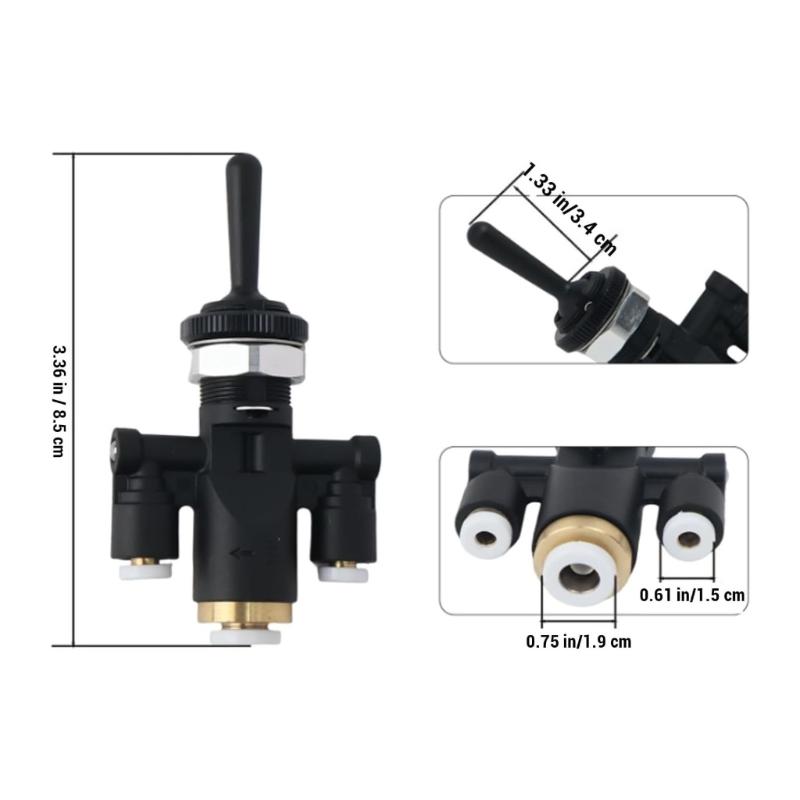 Air Window Toggle Valves Switches 818-0007-000 8180007000 for 379 Truck Replacement Truck Accessories