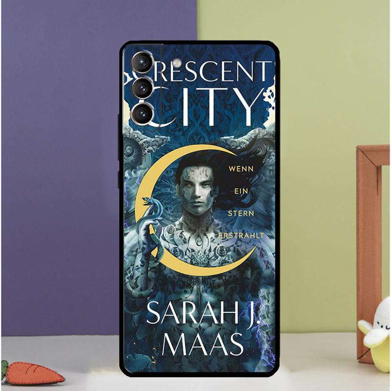 A Court of Mist and Fury Sarah J Maas Phone Case For Samsung Galaxy S21 FE S22 Ultra Note 20 10 S8 S9 S10 Plus S10e S20 FE Cover