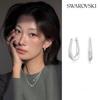 Swarovski Sterling Silver Mini Hoop Earrings 5743474