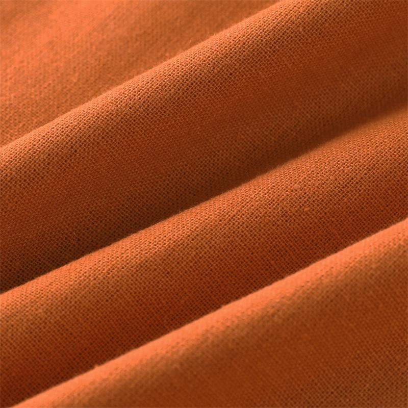 Men Stand Collar Button Up White Black Blue Solid Long Sleeve Shirt Vintage Cotton Plus Size Tops