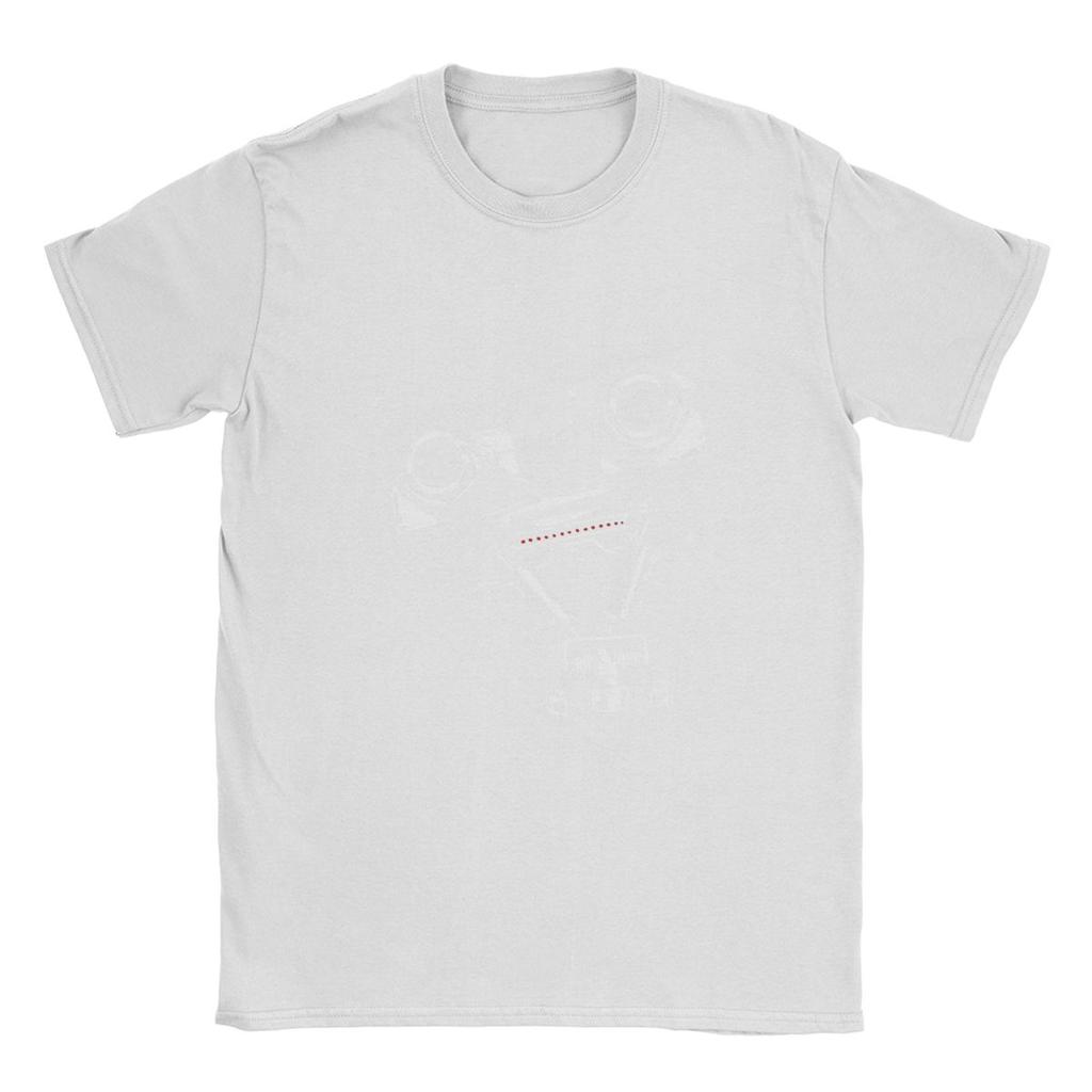Input Johnny Five Short Circuit T-Shirt for Men Awesome Cotton Tee Shirt Crew Neck Short Sleeve T Shirts Gift Idea Clothing