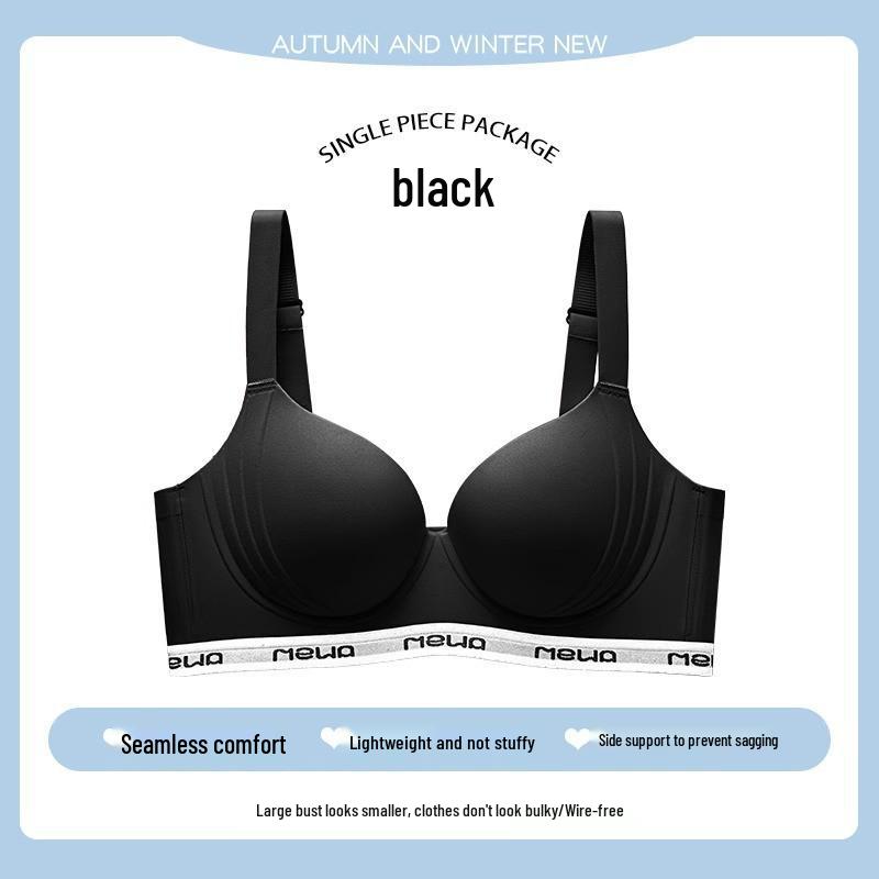 Women's Seamless Summer Underwear: Thin, Adjustable, Anti-Sagging Sports Bra for All Bust Sizes