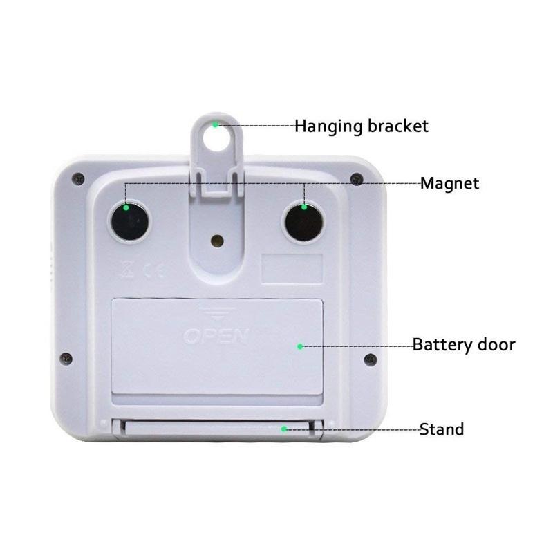 Digital Kitchen Timer Magnetic Back Cooking Timer Large Display Loud Alarm Count-Up Count Down for Cooking Baking