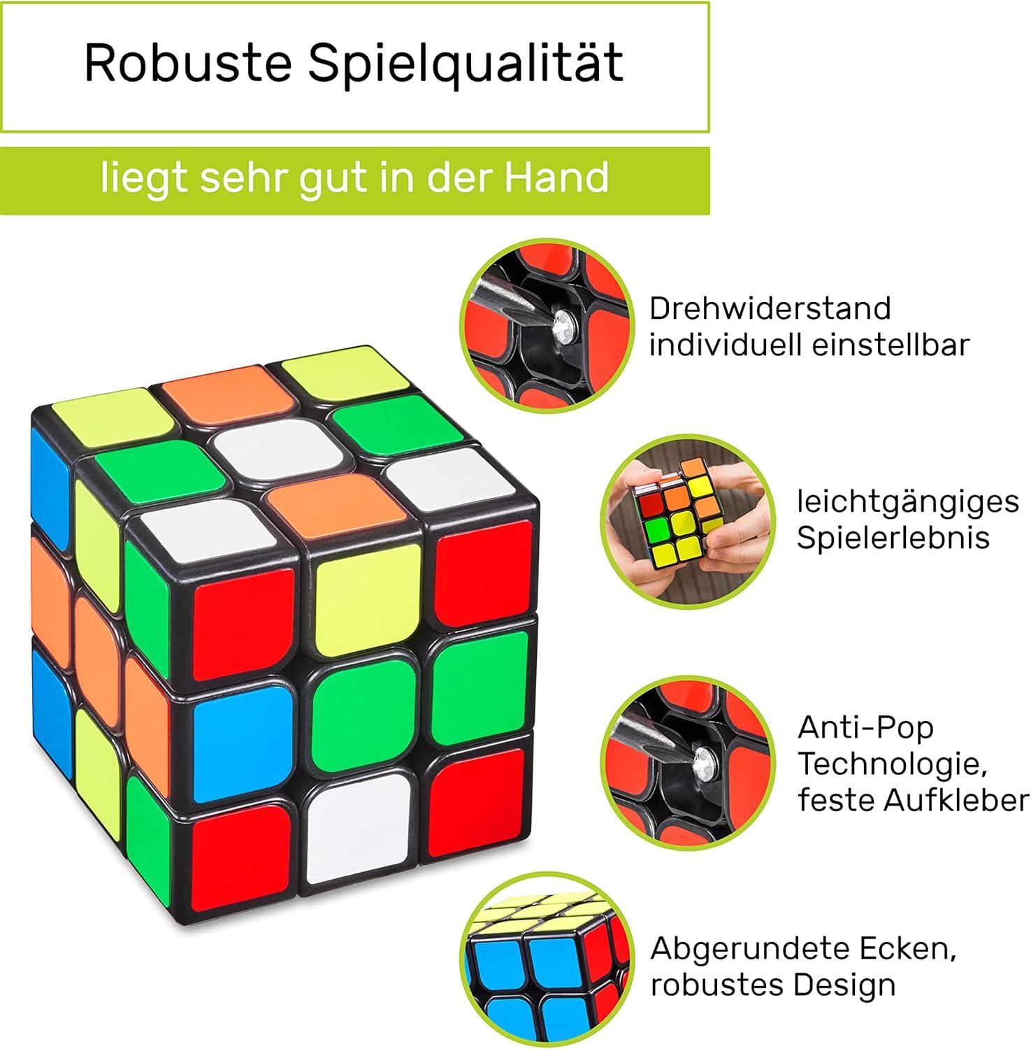 

Оригинальный классический магический кубик 3x3 CUBIDI®, версия Лос-Анджелеса, кубик скорости с оптимизированными вращательными свойствами, для начинающих и продвинутых пользователей Original 3 x 3