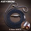 KEYSION 24 Core 5N OFC High Purity HIFI Earphone Upgrade Balance Cable 3.5/4.4mm Plug MMCX/0.78 2Pin/for TFZ IEM Headphone Cable