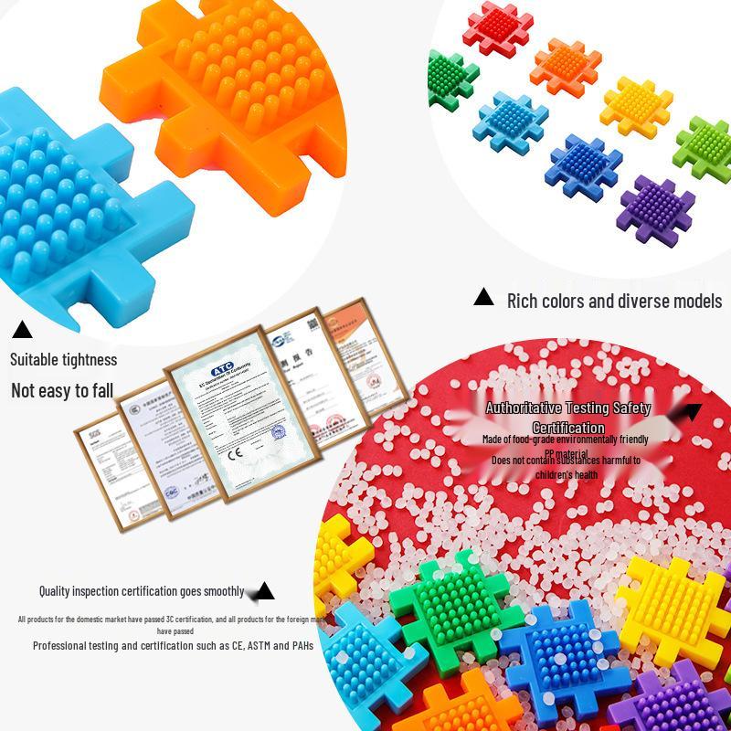 Children's 3D Cube Puzzle: Educational Building Blocks for Mathematics Training