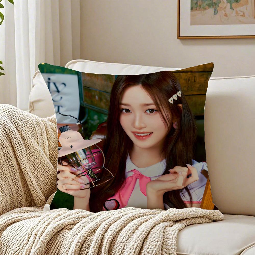 Idol Kpop LLEESEO Cushion Cover Pillowcase Antidustmite living Room Sofa Decor Cushion Room