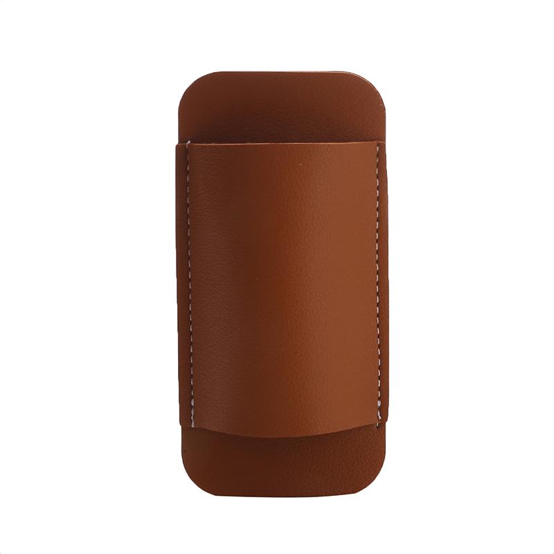 

Leather Knives Sheaths EDC Leather Sheath For Folding Knives Carrier Mini Knives Flashlight Leather Holster коричневий