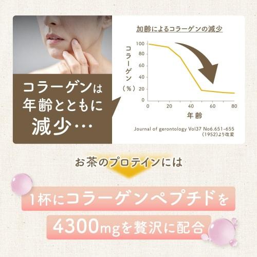 Tea Protein (Strong Green Tea) 275g Protein, Japanese Tea Leaves, Collagen Peptides, Matcha, Green Tea, No Shaker Required