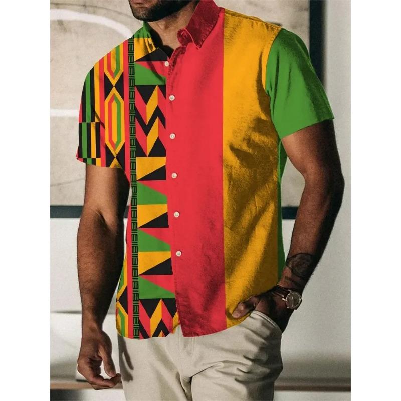 3D Printed High Quality Shirt Man/Women Casual Fashion Short Sleeves Button Lapel Tops Oversized Unisex Clothing