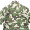 Stussy Wzór kamuflażu Krótki rękaw Koszula wojskowa S khaki kamuflaż Męska Używana