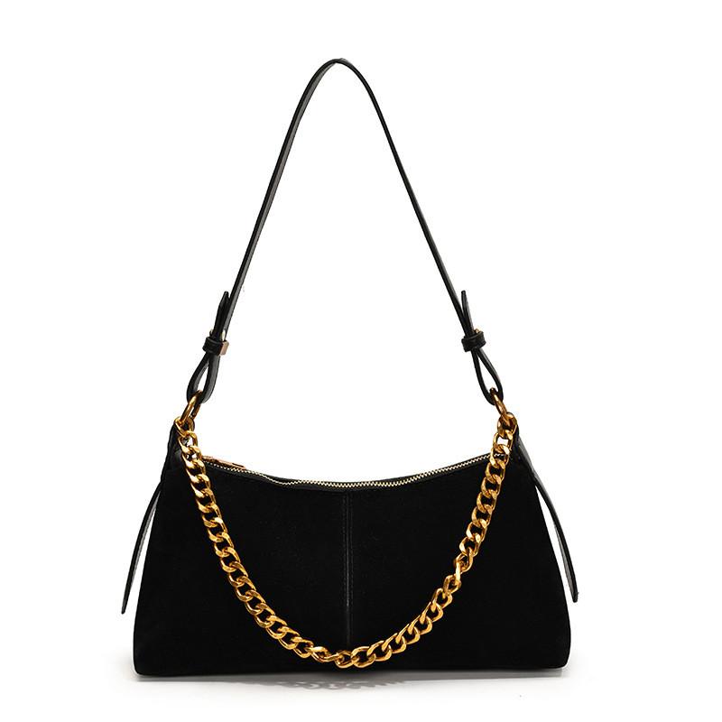 Ielgy Leopard Print Bag All-Match Fashion One-Shoulder Underarm Bag Chain Pillow Bag