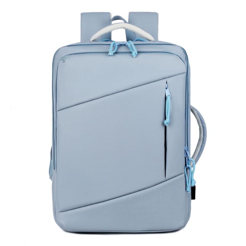 

Многофункциональный деловой рюкзак для мужчин, портативный рюкзак большой вместимости с USB-зарядкой и отделением для влажных и сухих вещей 32cm *44cm *16cm синий