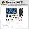 DIY Kit FM Stereo Radio Receiver Module Adjustable 76-108MHz RDA5807 Wireless Receiver Electronic Training Welding Kits