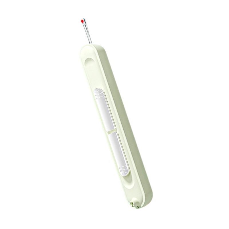 3 Pcs 2-in-1 Needle Threader Seam Ripper Stretchable Remover Tool Thread Remover for Craft Sewings Thread Removing