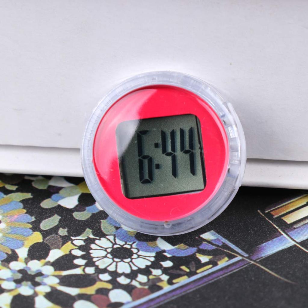 VORCOOL Car Watch Bike Watch Mini Watch Waterproof 12 Hours Electronic Motorcycle Watch Red 27.5*10mm