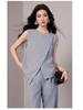 Women's Irregular Vest Two-Piece Set - Spring/Summer High-End Fashion