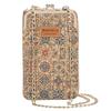 Weiches Leder Damen Handytaschen PU Leder Vintage Damen Mode Umhängetaschen Reißverschluss Crossbody Messenger Tasche Geldbörse KTB