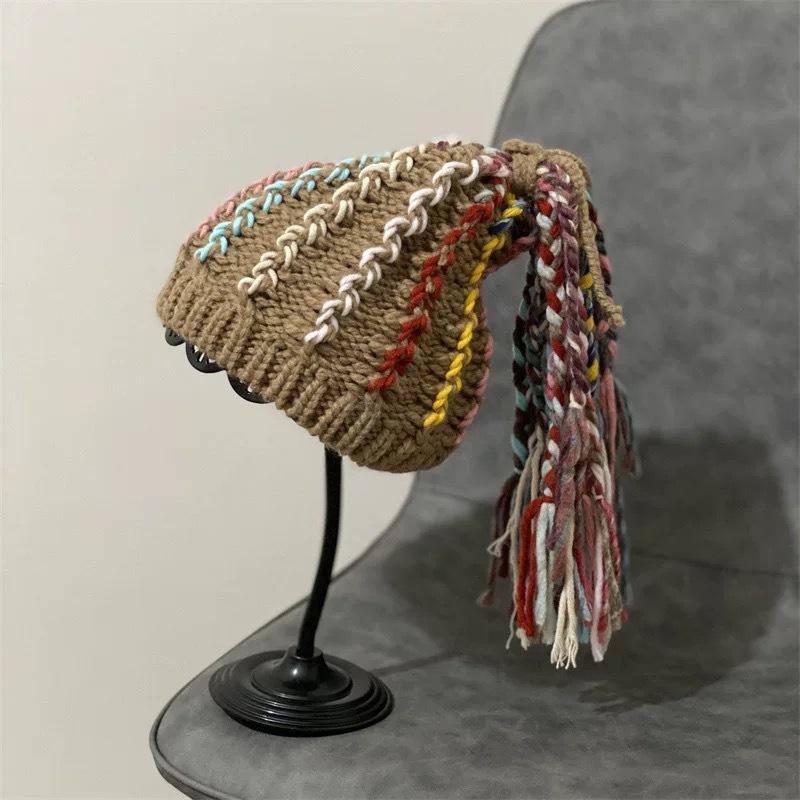 

JYL TS DIY Dreadlock Beanie Women European Reggae Warm Knit Hat Acrylic 1222Mao12925 китайська червоний колір