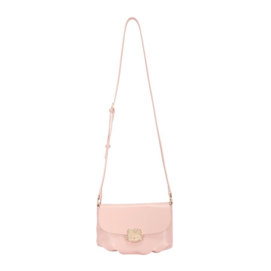 New Sanrio Hello Kitty Synthetic Leather Cloud Bag, Shoulder Bag, Crossbody Bag Regular Women's Multicolor HHF41140