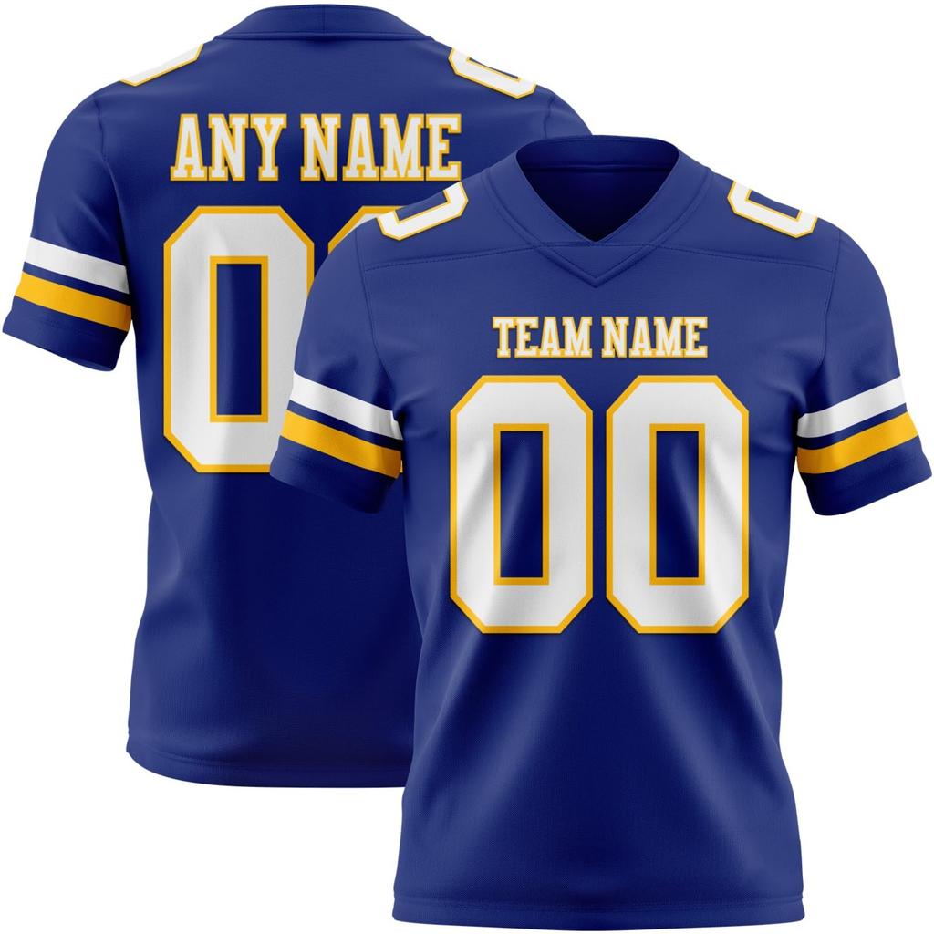 Custom Football for Men Women Youth - Personalized Sports Uniform