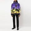 Palm Angels sunset-print hooded jacket PMKP001S23FAB0023710