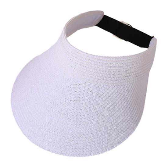 Summer Weave Sun Visor Adjustable Hat Wide Brim UV Protection Breathable