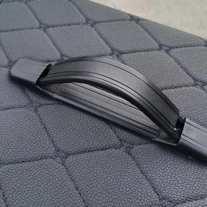 Car Trunk Organizer Box Large Capacity Auto Multiuse Tools Storage Bag Stowing Tidying Leather Folding For Emergency Storage Box