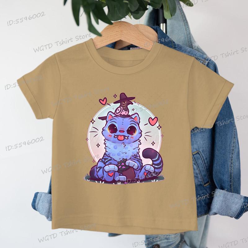 Cotton Kids T-shirt K-Pop Demon Hunters Tiger Shirt Fans Gift Toddler Girl Boy KPop Demon Hunters Tiger Short Sleeve Tshirt 2025