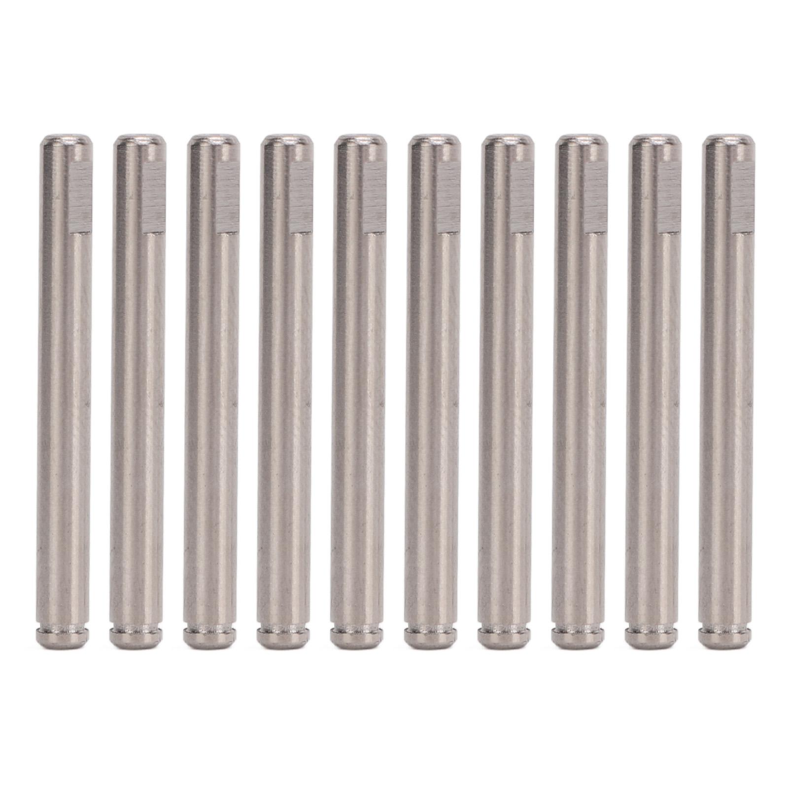 

10pcs RC Motor Shaft 3x28.5mm RC Brushless Motor Shafts Replacement with Circlips Position Flat