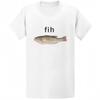T-shirt Gildan 5000 Fih Fish Brain Rot Meme - Divertente Stupida Maglietta Regalo Gen Z