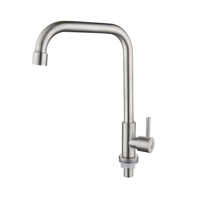 Stainless Steel Single Cold Sink Faucet