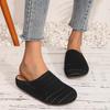 Retro niche woven bag head half slippers women's outer wear summer lazy one pedal comfortable soft sole square head muller shoes