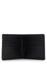 BOSS Italian Embossed Leather Wallet with Logo Plate, Men's, One Size, Black