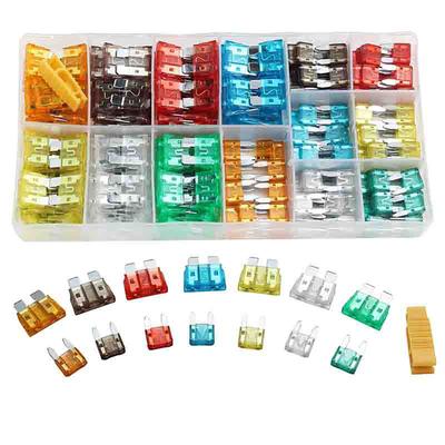 300 PCS Fusibles à Lames de Voiture Forte Conductivité Électrique Protection Contre les Courts-Circuits Colorés pour Véhicule