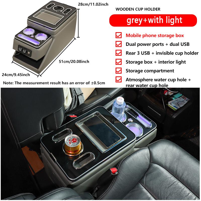 For VW Caravelle / Multivan T5 T6 T7 2000-2023 Row Front Railing Box Set General Business Armrest Central Store Business Car