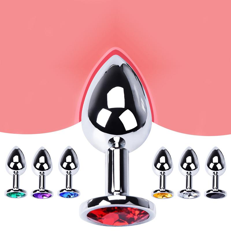 Sex Vibrator Metal Anal Toys For Women Adult Sex Products Men Butt Plug Stainles Steel Anal Plug Sex-toy Anal DildoToys 7